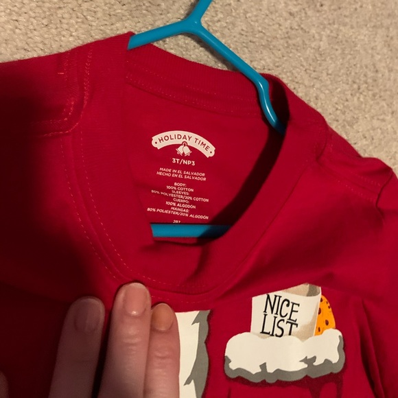 Kids Unisex Christmas Shirt 3T New - Picture 4 of 4